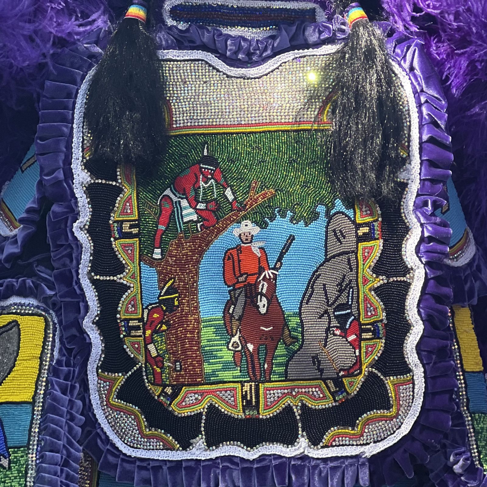 Black Masking Indian inspired artwork and cultural imagery